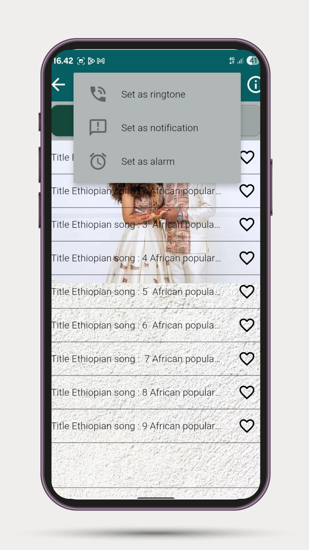 Ethiopian Love Romantic Music screenshot